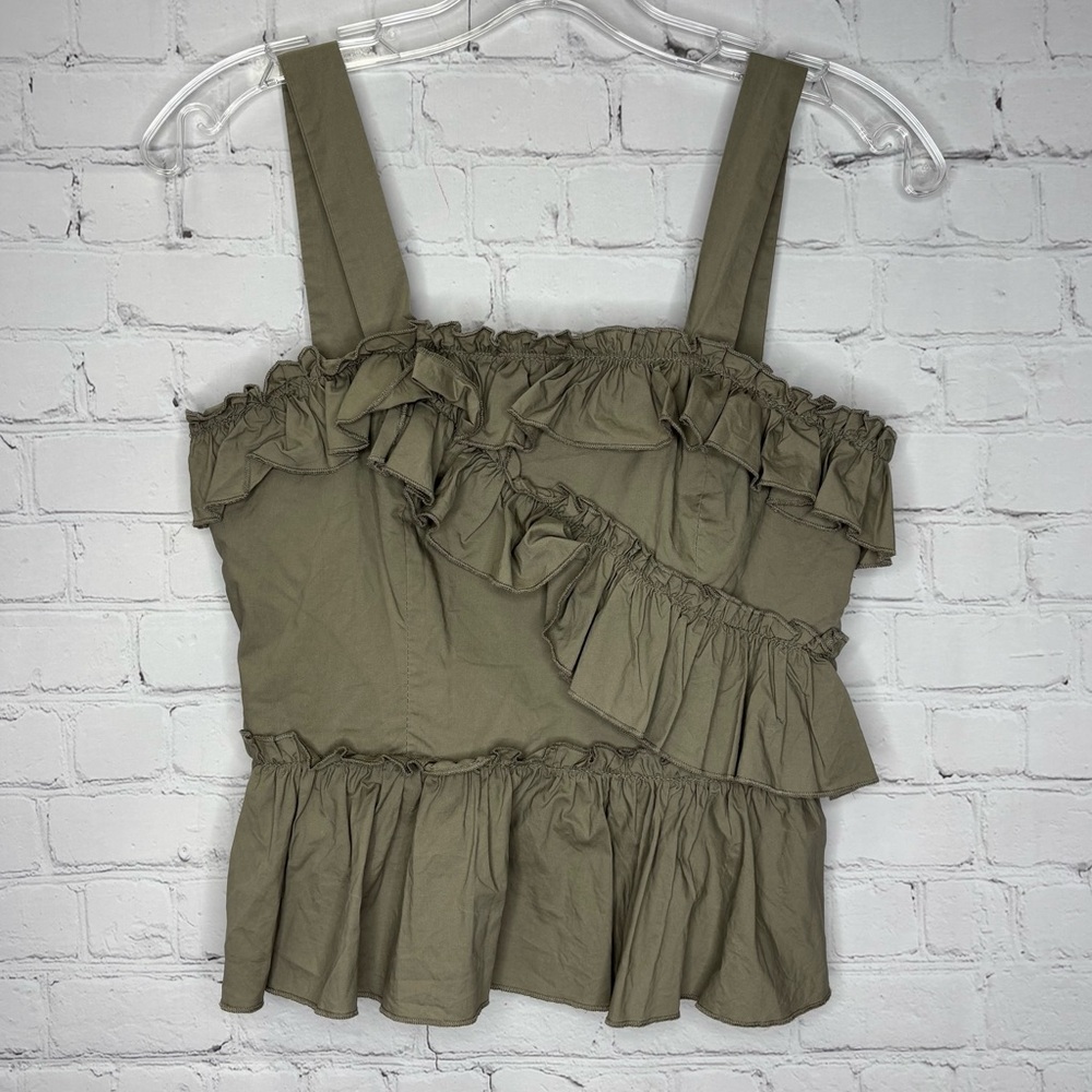 Anthropologie Sunday in Brooklyn Ruffle Top